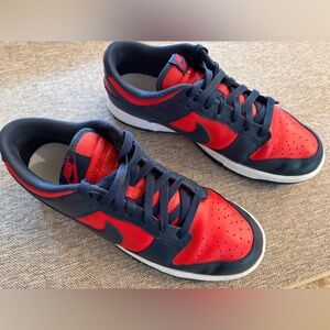 Nike Dunk Low Retro University Red Obsidian White DV0833-601 Men’s Size 9.5